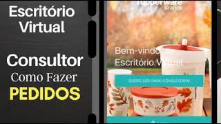 Escritório Virtual Tupperware  Como fazer pedidos [upl. by Ammann2]