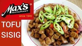 Easy TOFU SISIG ala Maxs  miss happy foodie [upl. by Parthena]