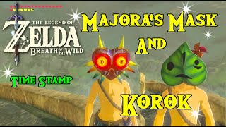 Korok Mask amp Majoras Mask in Breath of The Wild [upl. by Ivar]