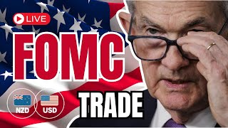 LIVE FOMC Trading How to React to Statement Projections amp Powell [upl. by Yelrehs]