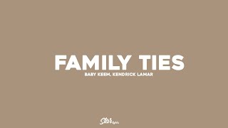 Baby Keem Kendrick Lamar  family ties Lyrics  Letra [upl. by Ardath]