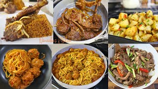 3 meal plan ideas lamb jollof rice spaghetti and meatballs beef sauce and roasted potatoes [upl. by Noived]