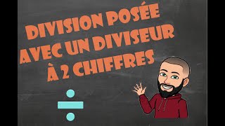 Calcul CM1CM26ème Division posée avec un diviseur à deux chiffres [upl. by Ardell161]