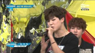 M Countdown Begins 방탄소년단 BTS  Jimin singing Eyes Nose Lips [upl. by Ynetsed]