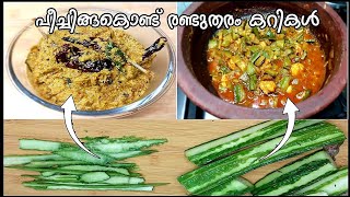 പീച്ചിങ്ങ കൊണ്ടുള്ള രുചികരമായ നാടൻ കറികൾ  peechinga recipe  peechinga chutney  peechinga chemmeen [upl. by Rettig]