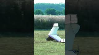 Lippisch Storch V  scale RC flying wing CRAZY TAKEOFF [upl. by Chapin341]