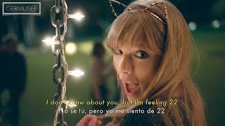 Taylor Swift  22 Subtitulada en EspañolLyrics Official Video [upl. by Akimas]