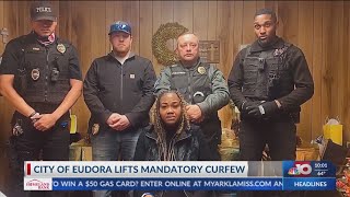 City of Eudora lifts weeklong mandatory emergency curfew [upl. by Joye]