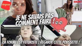 ⌜VLOGMAS⌝Je ne savais pas comment faire  Ça forme est futuriste cette poussette  Hashowmini2 [upl. by Indihar17]