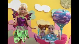 Frozen Elsa Toddler Dreams of Barbie Fairy  Unicorn Cake amp Dream Boat Elsa Anna Dolls Episodes [upl. by Parfitt643]