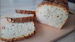 🍞 Prosty przepis na chleb pszennożytni mieszany łyżką 🍞 [upl. by Clarita]