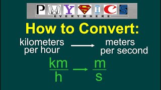 Converting kmh to ms EASY [upl. by Hillinck]