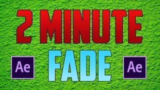 After Effects CC  How to Fade in and Fade Out [upl. by Helmer828]