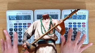 Black Myth Wukong  Headless Monk Song Calculator Cover 검은신화 오공 머리 없는 중 노래 계산기 커버 [upl. by Ploch]