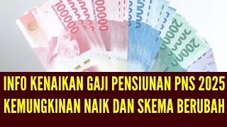 INFO KENAIKAN GAJI PENSIUNAN PNS TAHUN 2025 [upl. by Inva]