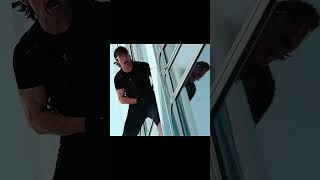 Tom cruise Mission Impossible movie building climbing scene tomcruise missionimpossible short [upl. by Reis398]