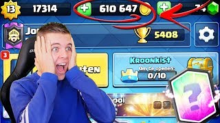 500000 COINS AAN UPGRADES DOEN IN CLASH ROYALE NEDERLANDS [upl. by Enyalahs]