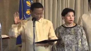 httprtvmgovph  Oathtaking of Vice President Jejomar Binay as HUDCC Chairmanmp4 [upl. by Labana]