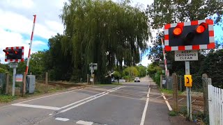 Teversham Road Level Crossing Cambridgeshire [upl. by Khorma325]