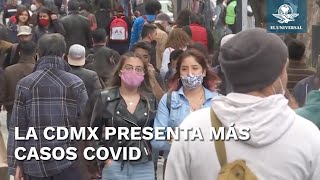 Reportan a la CDMX como la entidad con mayor alza por contagios de Covid19 en lo que va del año [upl. by Matheson]