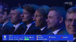 The UEFA EURO 2024 Qualification Draw [upl. by Jammal]