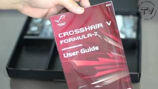 Arabic ASUS Crosshair V FormulaZ Unboxing فتح صندوق اللوحة الأم [upl. by Htezzil]