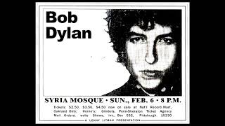 Bob Dylan Love Minus ZeroNo Limit Live Pittsburgh 1966 RARE [upl. by Marrilee489]