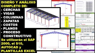 DISEÑO DE ESTRUCTURAS METÁLICAS PARA UN PROYECTO COMPLETO  ING JOSUE HANAMPA [upl. by Luapnaes748]