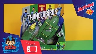 Thunderbirds Vehicles Thunderbird 2 amp 4  ROCKY UNWRAPS TOYS  Action TV [upl. by Hpsoj748]