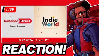 THIS WAS CRAZY Nintendo Direct Partner Showcase  Indie World  REACTION [upl. by Egamlat305]