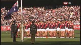 AFL ANZAC Day 2014 at the MCG [upl. by Klehm426]