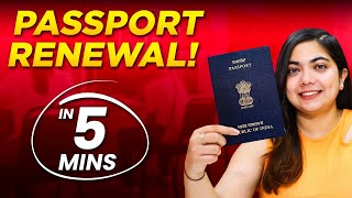 How to renew Passport online in 2024  Passport kaise renew karein [upl. by Gemoets]