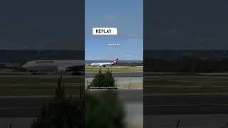 Tarmac takeoff Runway disintegrates on takeoff in Perth Australia [upl. by Eelarol]