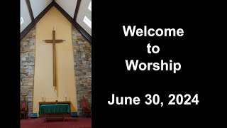 Colesville Presbyterian Church Livestream June 30 2024 [upl. by Zipnick]