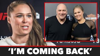 Ronda Rouseys UFC Return CONFIRMED [upl. by Husha422]