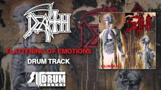 Death  Flattening of Emotions Drum Backing Track [upl. by Gunning]