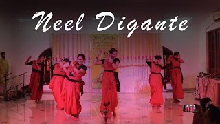 Traditional Dance on quotNeel Digantequot  Shreya Ghoshal  Choreography Madhumita [upl. by Sorensen]