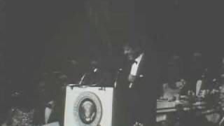 President John F Kennedy humor at fundraiser for the National Democratic party [upl. by Ikir]