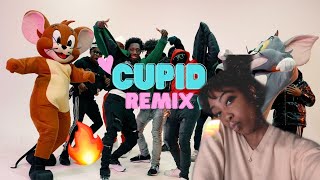 2 RARE quot Cupid Remix quot Music Video Reaction 🤣😅 thought twas  the cupid shuffle remix [upl. by Hedvige88]