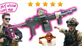 The best airsoft LMG – Scum Customs Stoner [upl. by Robers376]