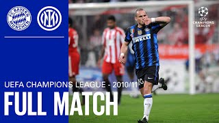 ON THIS DAY  FULL MATCH  BAYERN MUNICH vs INTER  UEFA CHAMPIONS LEAGUE 201011 ⚫🔵 [upl. by Silloc]