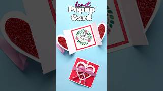 How to make Pop up Heart Card  Valentines Day Gift Ideas  Valentines Day Card [upl. by Ardnahs]