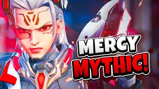 Mercy Mythic Skin Showcase  Voicelines Cosmetics etc [upl. by Earej]