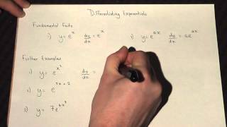 How to differentiate the exponential function easily [upl. by Delores]