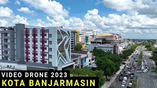 Video Drone Kota Banjarmasin Terbaru 2023 by DJI Mavic 3 [upl. by Niletac]