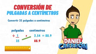 Convertir de Centimetros a Pulgadas cm a in [upl. by Akiret]