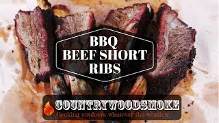 How to BBQ Beef Short Ribs on the Traeger Timberline [upl. by Belcher105]