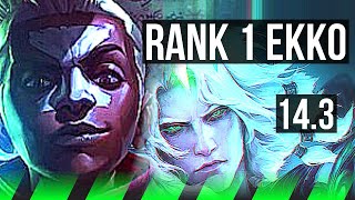 EKKO vs VIEGO JNG  Rank 1 Ekko 2700 games 1129 Dominating  EUW Challenger  143 [upl. by Hirz]