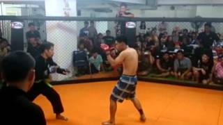 MMA War in the cage 4 silat vs muay thai [upl. by Ahseila]