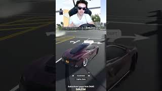 I Did This Crazy Drift Using A Steering Wheel In Roblox [upl. by Deadman]